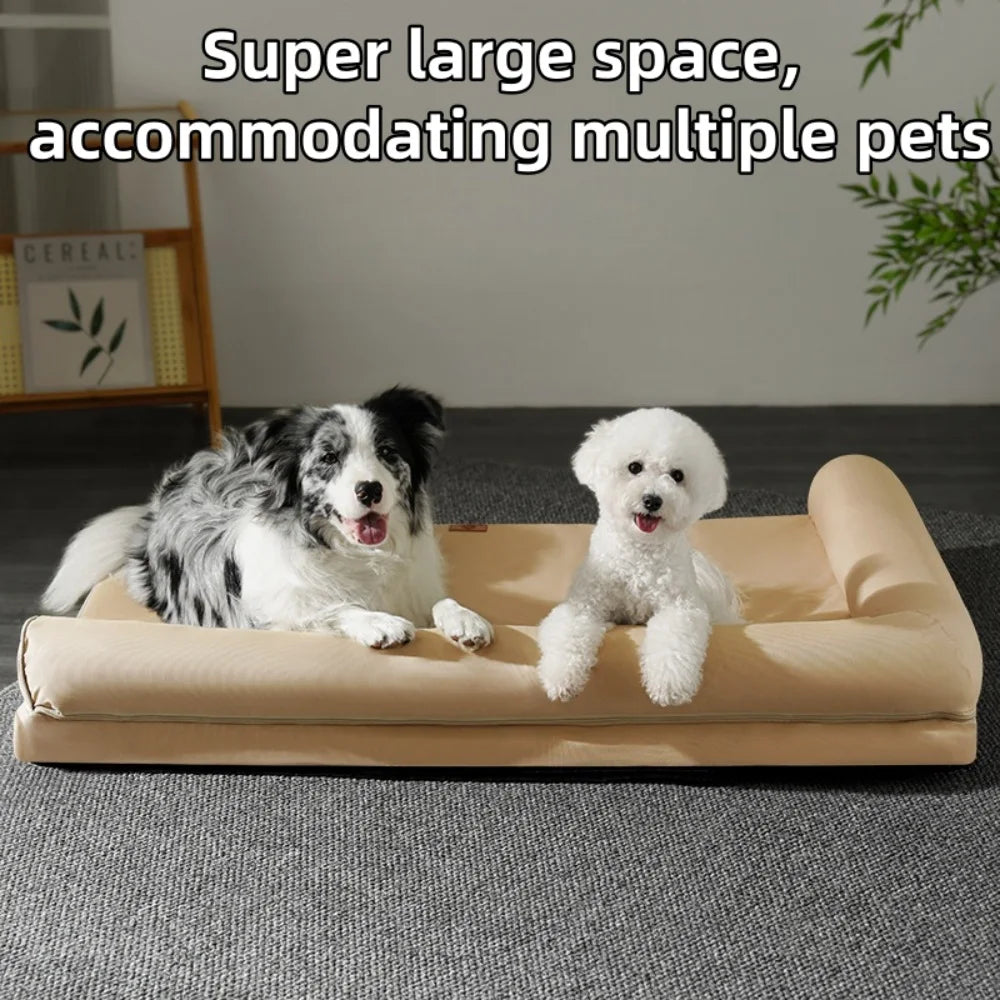 All-Season Orthopedic Pet Bed for Dogs & Cats - Scratch-Proof Washable