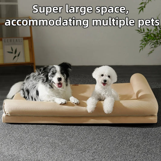 All-Season Orthopedic Pet Bed for Dogs & Cats - Scratch-Proof Washable